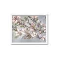 Picture of Pink Mangnolias Branch II _GroupedProduct_Rectangle_Landscape_Framed_Matted_