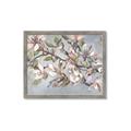 Picture of Pink Mangnolias Branch II _GroupedProduct_Rectangle_Landscape_Framed_Matted_