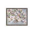 Picture of Pink Mangnolias Branch II _GroupedProduct_Rectangle_Landscape_Framed_Matted_
