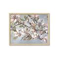 Picture of Pink Mangnolias Branch II _GroupedProduct_Rectangle_Landscape_Framed_Matted_