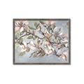 Picture of Pink Mangnolias Branch II _GroupedProduct_Rectangle_Landscape_Framed_Matted_
