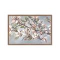 Picture of Pink Mangnolias Branch II _GroupedProduct_Rectangle_Landscape_Framed_Matted_