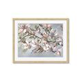 Picture of Pink Mangnolias Branch II _GroupedProduct_Rectangle_Landscape_Framed_Matted_