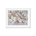 Picture of Pink Mangnolias Branch II _GroupedProduct_Rectangle_Landscape_Framed_Matted_