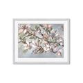 Picture of Pink Mangnolias Branch II _GroupedProduct_Rectangle_Landscape_Framed_Matted_