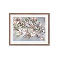 Picture of Pink Mangnolias Branch II _GroupedProduct_Rectangle_Landscape_Framed_Matted_