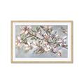 Picture of Pink Mangnolias Branch II _GroupedProduct_Rectangle_Landscape_Framed_Matted_