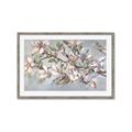 Picture of Pink Mangnolias Branch II _GroupedProduct_Rectangle_Landscape_Framed_Matted_