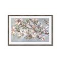 Picture of Pink Mangnolias Branch II _GroupedProduct_Rectangle_Landscape_Framed_Matted_