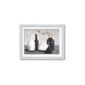 Picture of Black and White Botanical Vases _GroupedProduct_Rectangle_Landscape_Framed_Matted_
