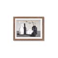Picture of Black and White Botanical Vases _GroupedProduct_Rectangle_Landscape_Framed_Matted_