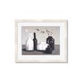 Picture of Black and White Botanical Vases _GroupedProduct_Rectangle_Landscape_Framed_Matted_