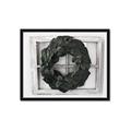 Picture of Farmhouse Wreath _GroupedProduct_Rectangle_Landscape_Photography _GroupedProduct_Rectangle_Landscape_Framed_Matted_