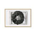 Picture of Farmhouse Wreath _GroupedProduct_Rectangle_Landscape_Photography _GroupedProduct_Rectangle_Landscape_Framed_Matted_