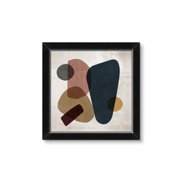 Picture of Black Stones II _GroupedProduct_Square_Framed_Matted_