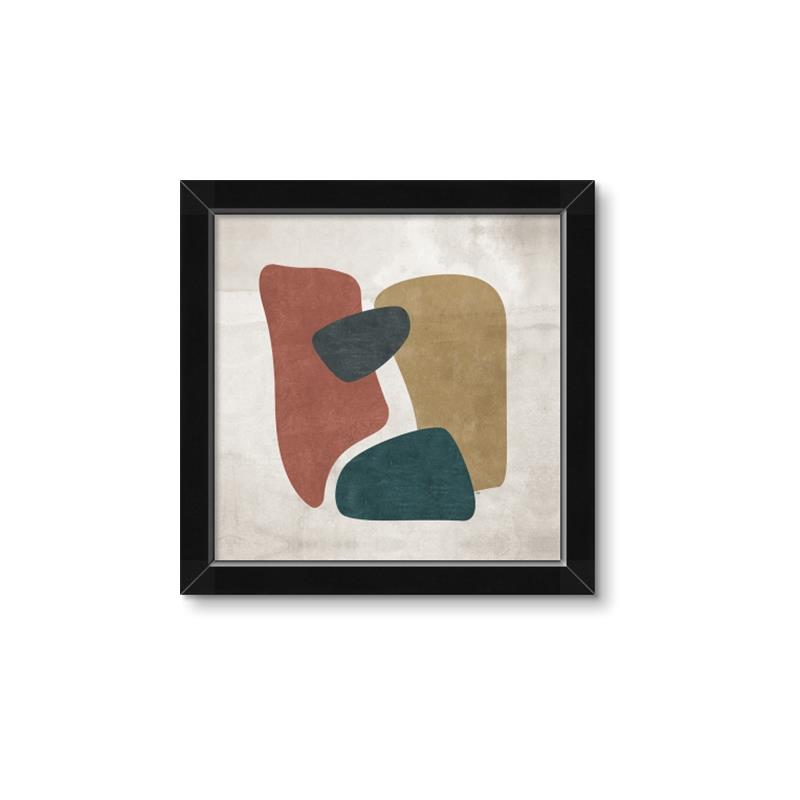 Picture of Bnlack Stones III _GroupedProduct_Square_Framed_Matted_