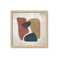 Picture of Bnlack Stones III _GroupedProduct_Square_Framed_Matted_