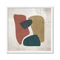 Picture of Bnlack Stones III _GroupedProduct_Square_Framed_Matted_