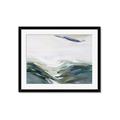 Picture of Teal And Blue _GroupedProduct_Rectangle_Landscape_Framed_Matted_