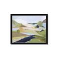 Picture of Green Landscape  _GroupedProduct_Rectangle_Landscape_Framed_Matted_