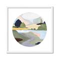 Picture of Green Landscape II _GroupedProduct_Square_Framed_Matted_