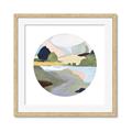 Picture of Green Landscape II _GroupedProduct_Square_Framed_Matted_