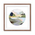 Picture of Green Landscape II _GroupedProduct_Square_Framed_Matted_