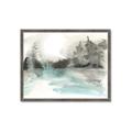 Picture of Icy Creek II _GroupedProduct_Rectangle_Landscape_Framed_Matted_