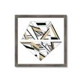 Picture of Diagonal Shape II _GroupedProduct_Square_Framed_Matted_