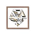 Picture of Diagonal Shape II _GroupedProduct_Square_Framed_Matted_