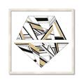 Picture of Diagonal Shape II _GroupedProduct_Square_Framed_Matted_