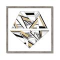 Picture of Diagonal Shape II _GroupedProduct_Square_Framed_Matted_