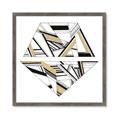 Picture of Diagonal Shape II _GroupedProduct_Square_Framed_Matted_