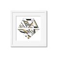 Picture of Diagonal Shape II _GroupedProduct_Square_Framed_Matted_