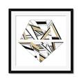 Picture of Diagonal Shape II _GroupedProduct_Square_Framed_Matted_