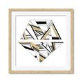 Picture of Diagonal Shape II _GroupedProduct_Square_Framed_Matted_