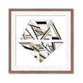 Picture of Diagonal Shape II _GroupedProduct_Square_Framed_Matted_