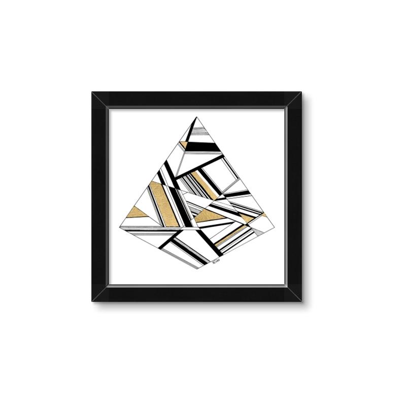 Picture of Diagonal Shape I  _GroupedProduct_Square_Framed_Matted_