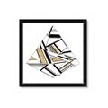 Picture of Diagonal Shape I  _GroupedProduct_Square_Framed_Matted_