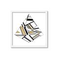 Picture of Diagonal Shape I  _GroupedProduct_Square_Framed_Matted_