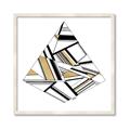 Picture of Diagonal Shape I  _GroupedProduct_Square_Framed_Matted_
