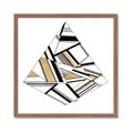 Picture of Diagonal Shape I  _GroupedProduct_Square_Framed_Matted_