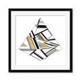 Picture of Diagonal Shape I  _GroupedProduct_Square_Framed_Matted_