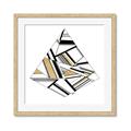 Picture of Diagonal Shape I  _GroupedProduct_Square_Framed_Matted_