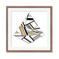 Picture of Diagonal Shape I  _GroupedProduct_Square_Framed_Matted_