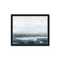 Picture of Slow Waters Blue _GroupedProduct_Rectangle_Landscape_Framed_Matted_