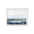 Picture of Slow Waters Blue _GroupedProduct_Rectangle_Landscape_Framed_Matted_