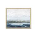 Picture of Slow Waters Blue _GroupedProduct_Rectangle_Landscape_Framed_Matted_