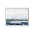 Picture of Slow Waters Blue _GroupedProduct_Rectangle_Landscape_Framed_Matted_