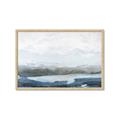 Picture of Slow Waters Blue _GroupedProduct_Rectangle_Landscape_Framed_Matted_